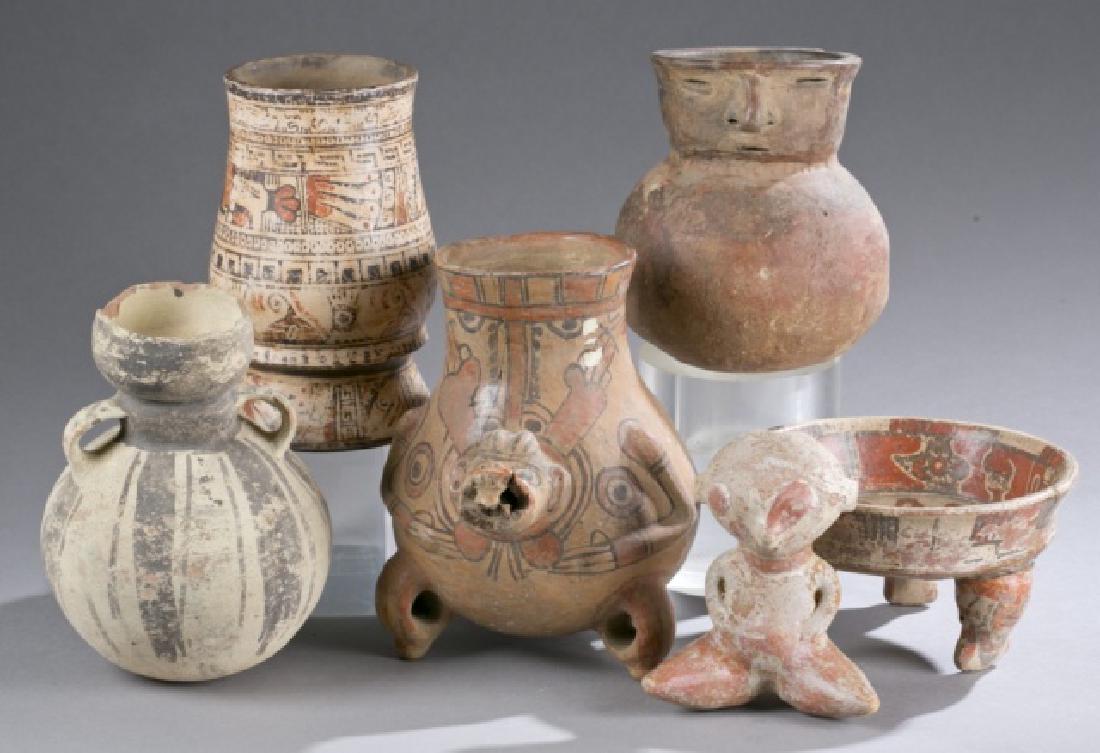 Group of 6 Pre-Columbian pottery objects. (1 of 7)