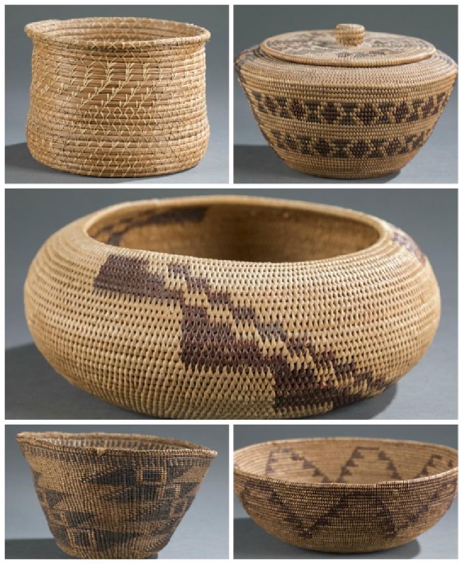 5 Native American woven objects. 20th century. (1 of 20)