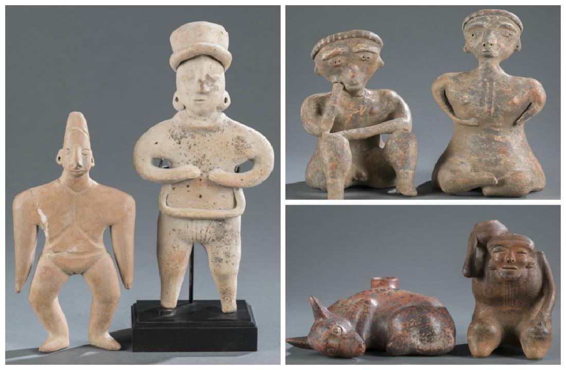 5 South American clay figures. (1 of 19)
