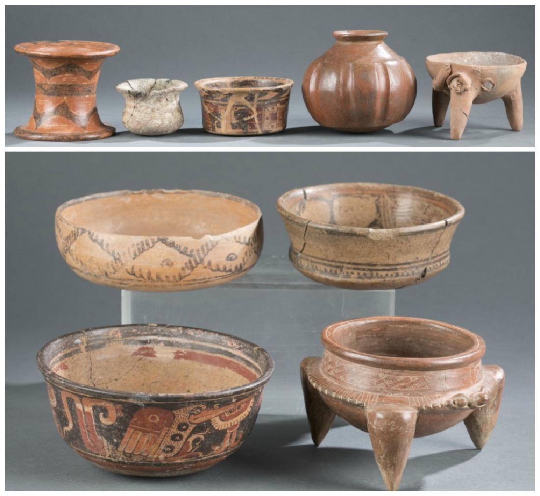 9 Pre-Columbian style objects. (1 of 17)