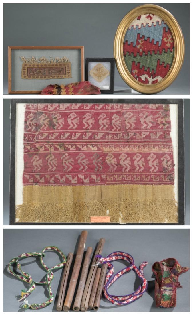 Group of South & Central American textile fragment (1 of 14)