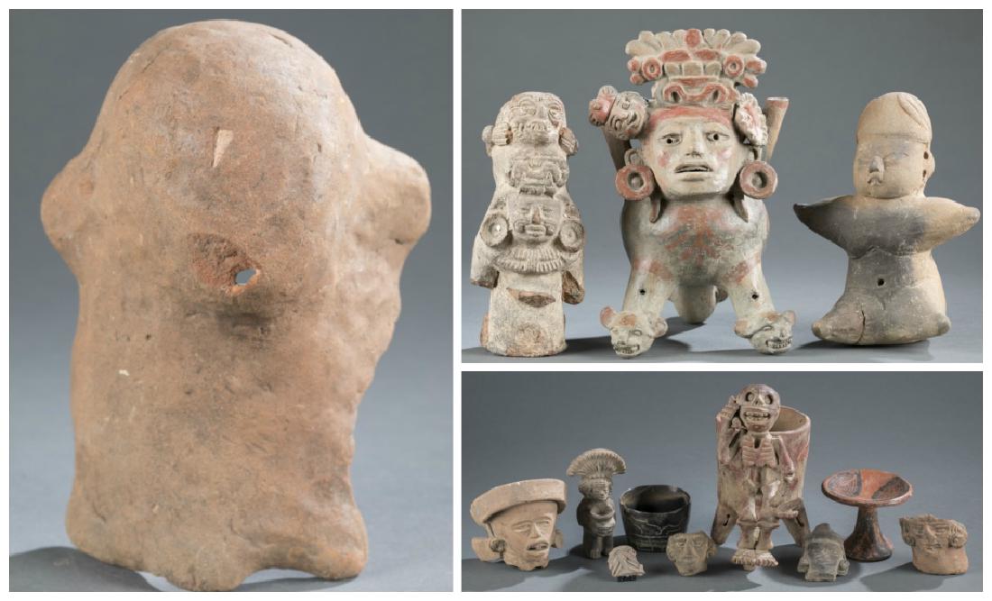 12 Pre-Columbian style objects. (1 of 20)