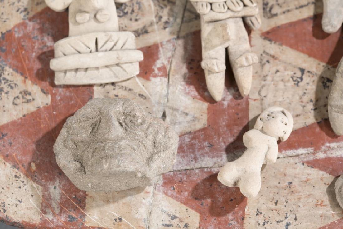 9 Pre-Columbian style objects. (1 of 7)