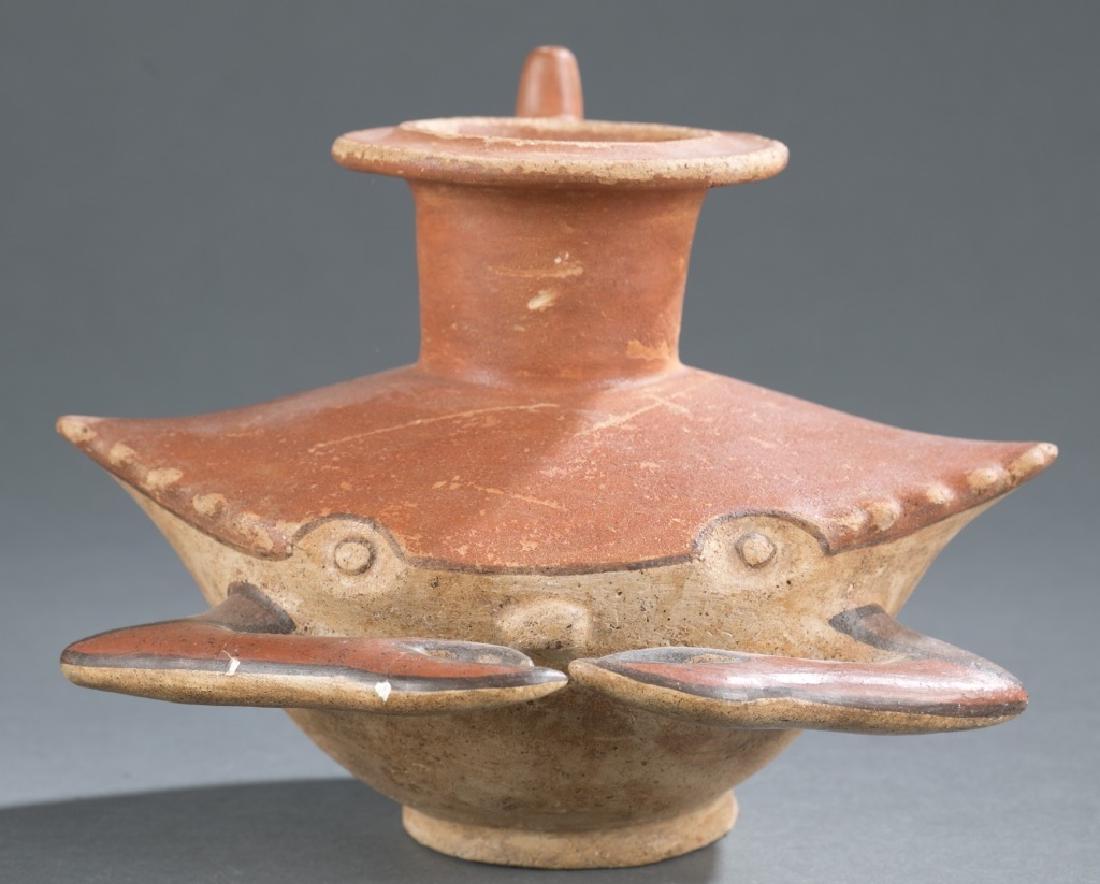 Spouted vessel in the form of a crab, Panama. (1 of 3)