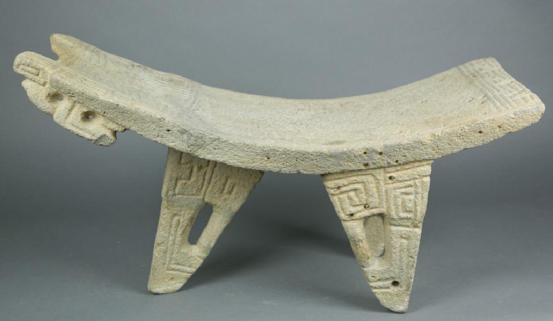 3 legged stone metate, Costa Rica. (1 of 6)