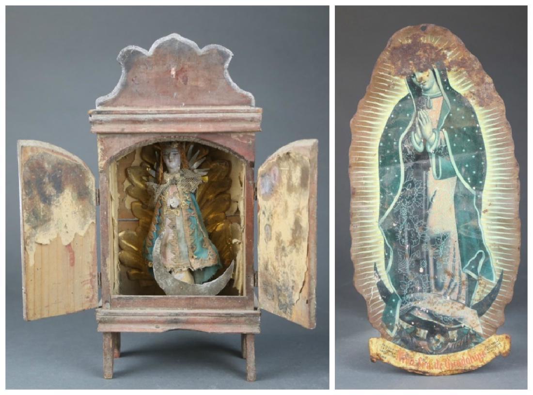 A group of 2 Mexican objects. 20th century. (1 of 8)