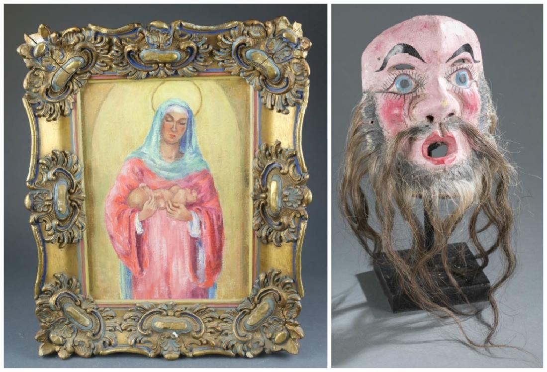 A group of 2 Mexican objects. 20th century. (1 of 10)