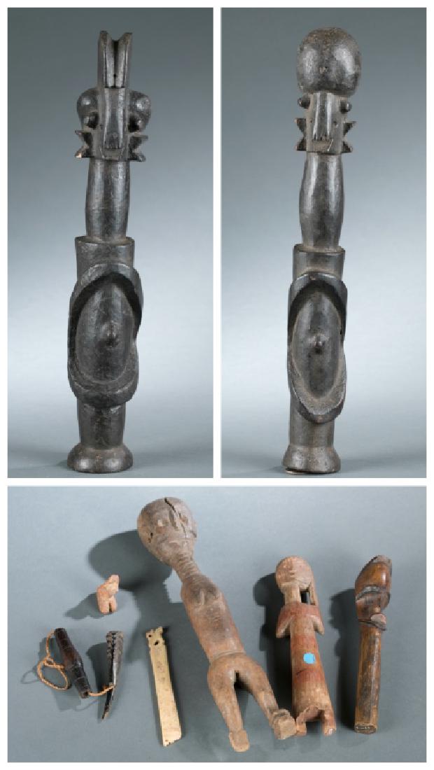 Group of West African style sculptures. 20th cen. (1 of 16)
