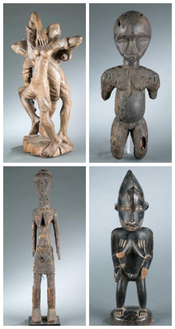 4 West African figures. 20th century. (1 of 18)