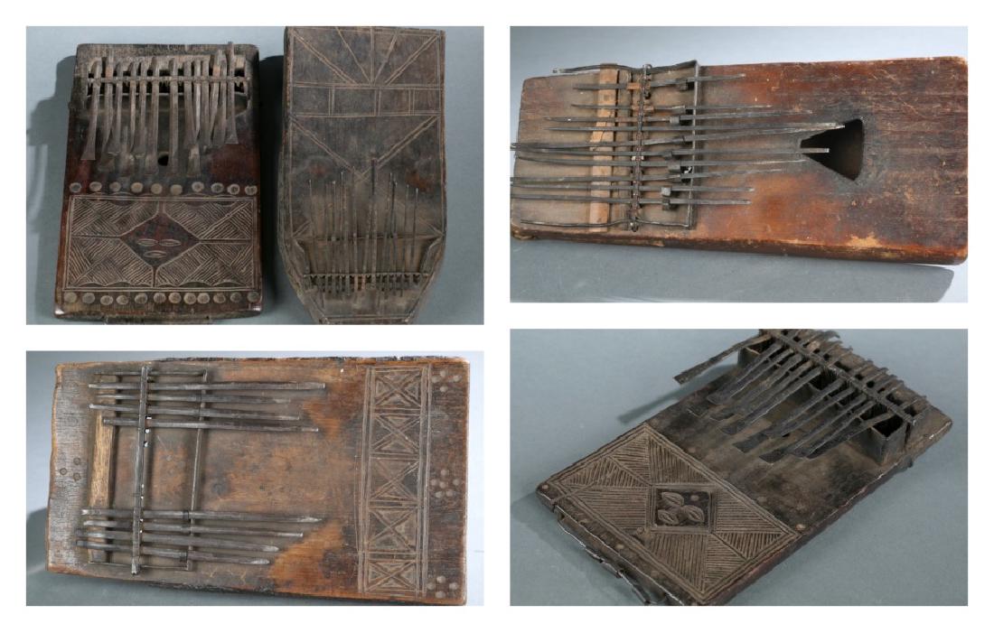 5 African thumb pianos. 20th century. (1 of 13)