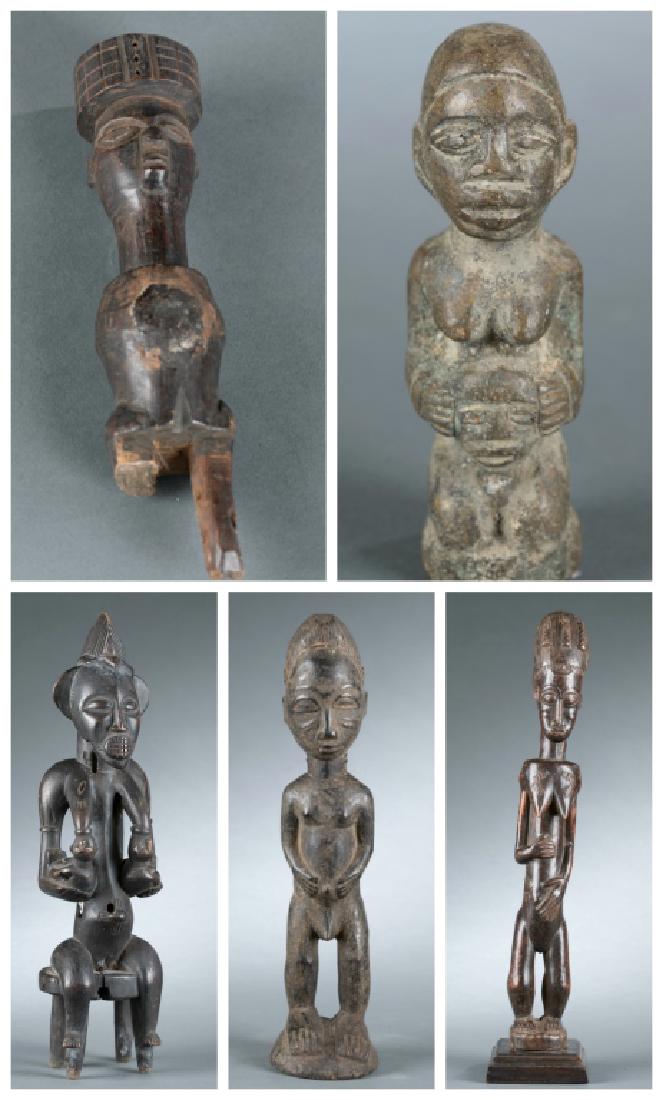 5 West African style figures. 20th century. (1 of 20)