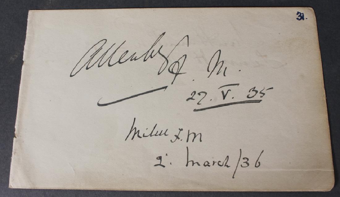 26 signed items, mostly WWI British generals. (1 of 5)