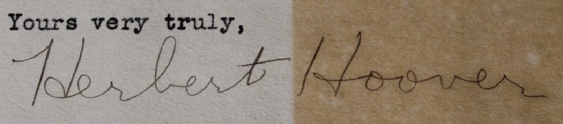 7 items, incl Herbert Hoover TLS. (1 of 2)