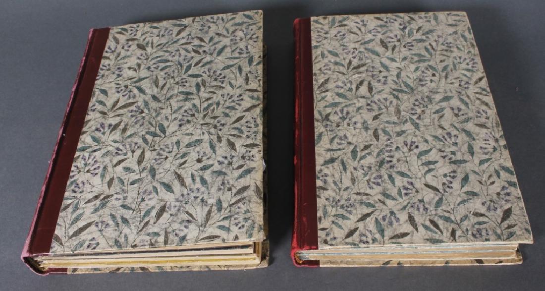 2 Vols, containing 4 Titles (8 Vols): woodblocks. (1 of 3)