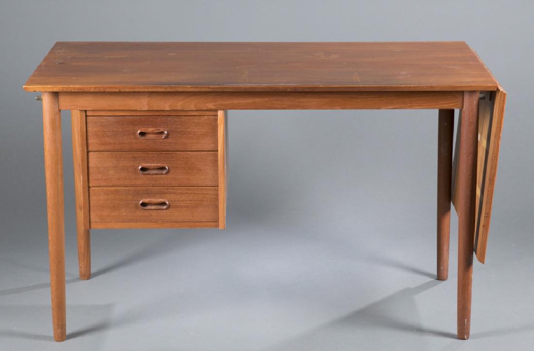 Arne Vodder teak desk drop leaf desk c. 1960s (1 of 5)