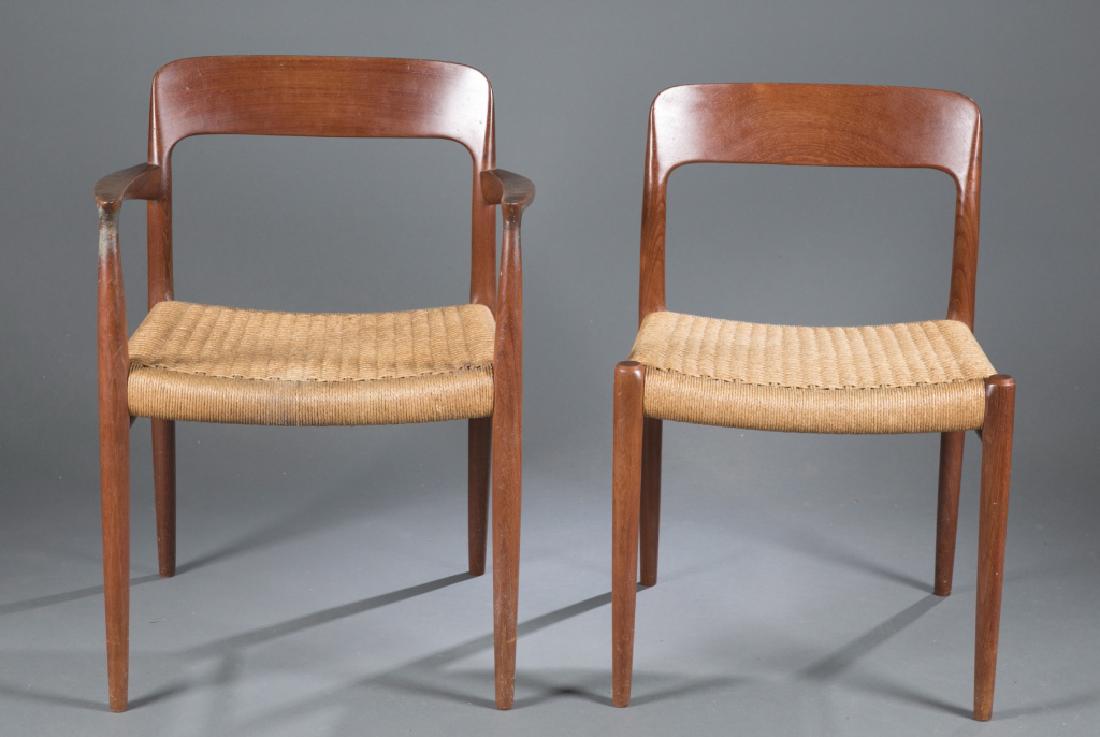 J.L. Moller set of 8 dining chairs. (1 of 8)