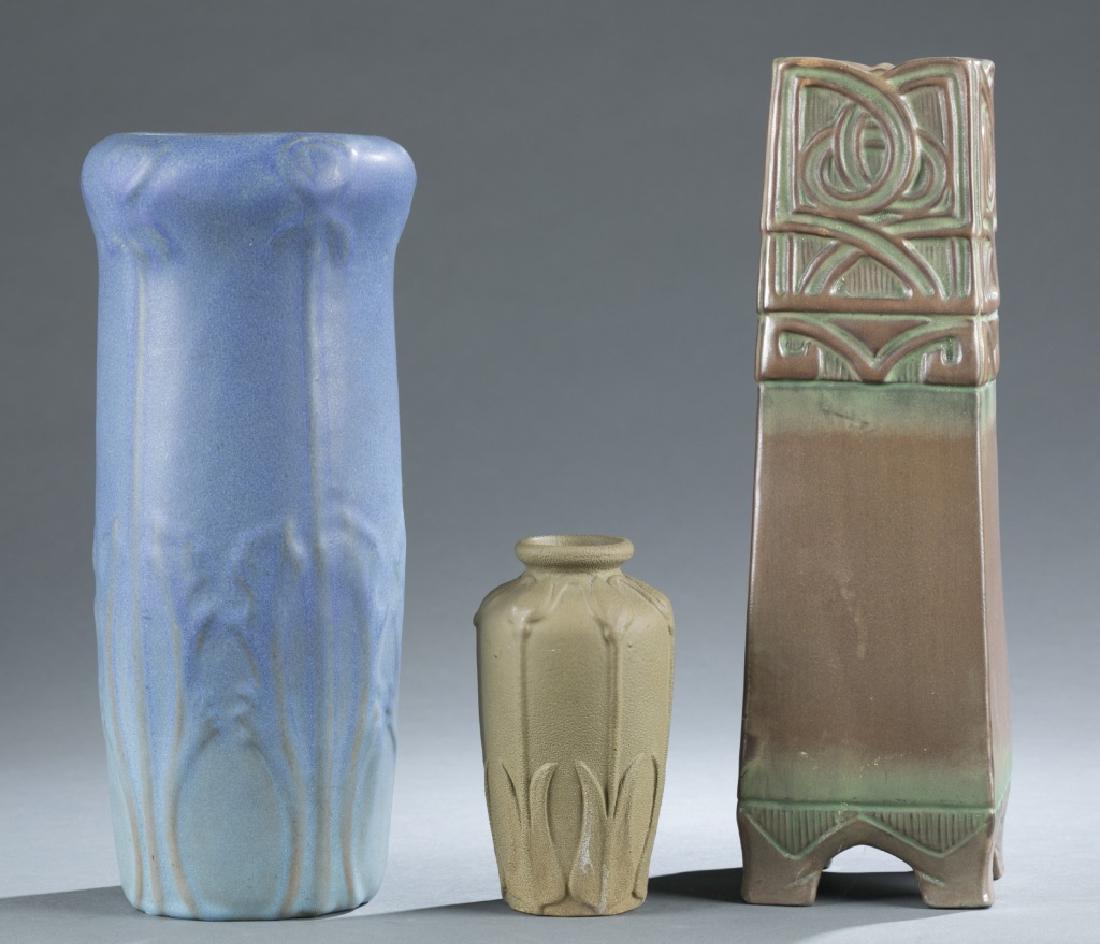 3 Art Pottery vases. c.1900. (1 of 7)