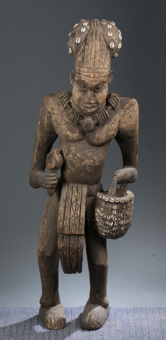 Standing Cameroon Grasslands style figure. (1 of 3)