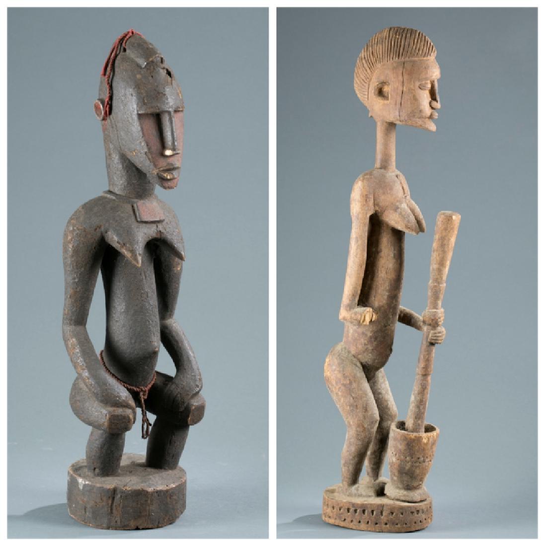 3 West African style figures. 20th century. (1 of 7)