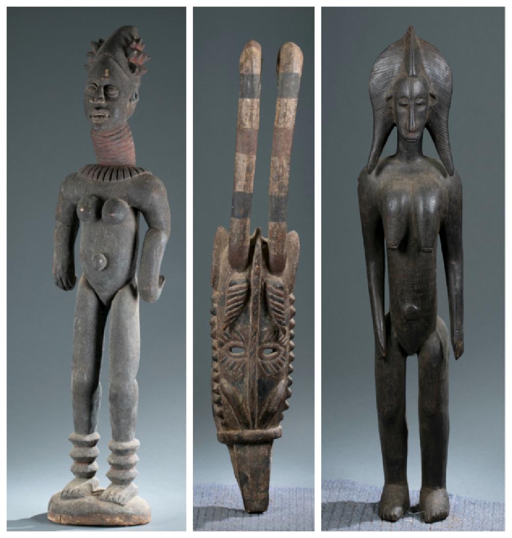 4 West African objects. Bamana / Cameroon. 20th ce (1 of 10)