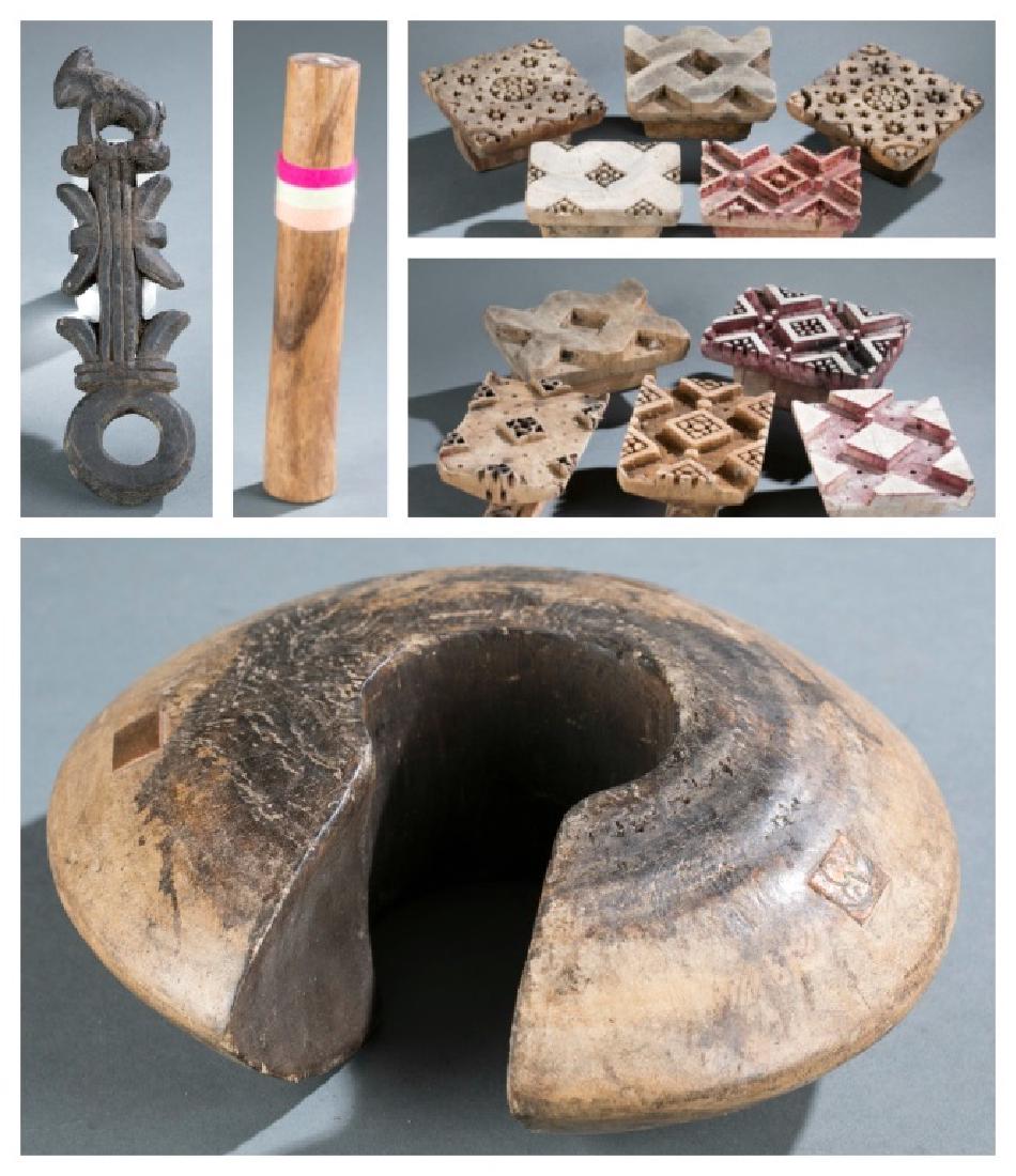 Group of African decorative objects. 20th century. (1 of 20)