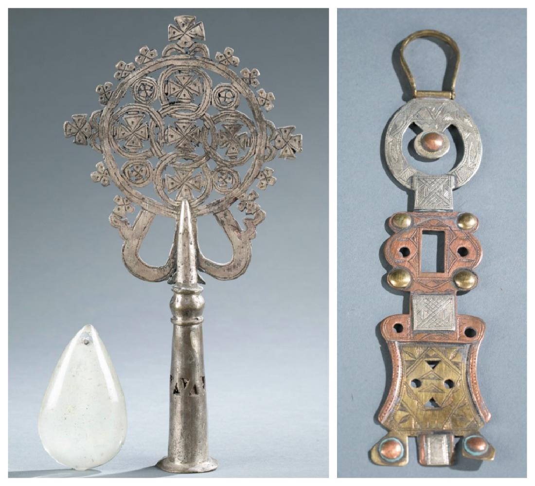 Coptic cross and metal pendant. (1 of 11)