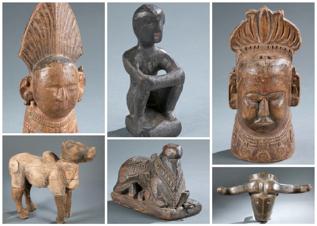 6 ethnographic carved figures. 20th cen. (1 of 20)