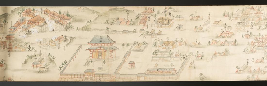 Long Japanese landscape scroll. (1 of 15)