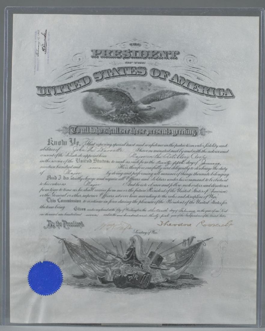 Presidential commission signed by Roosevelt. (1 of 4)