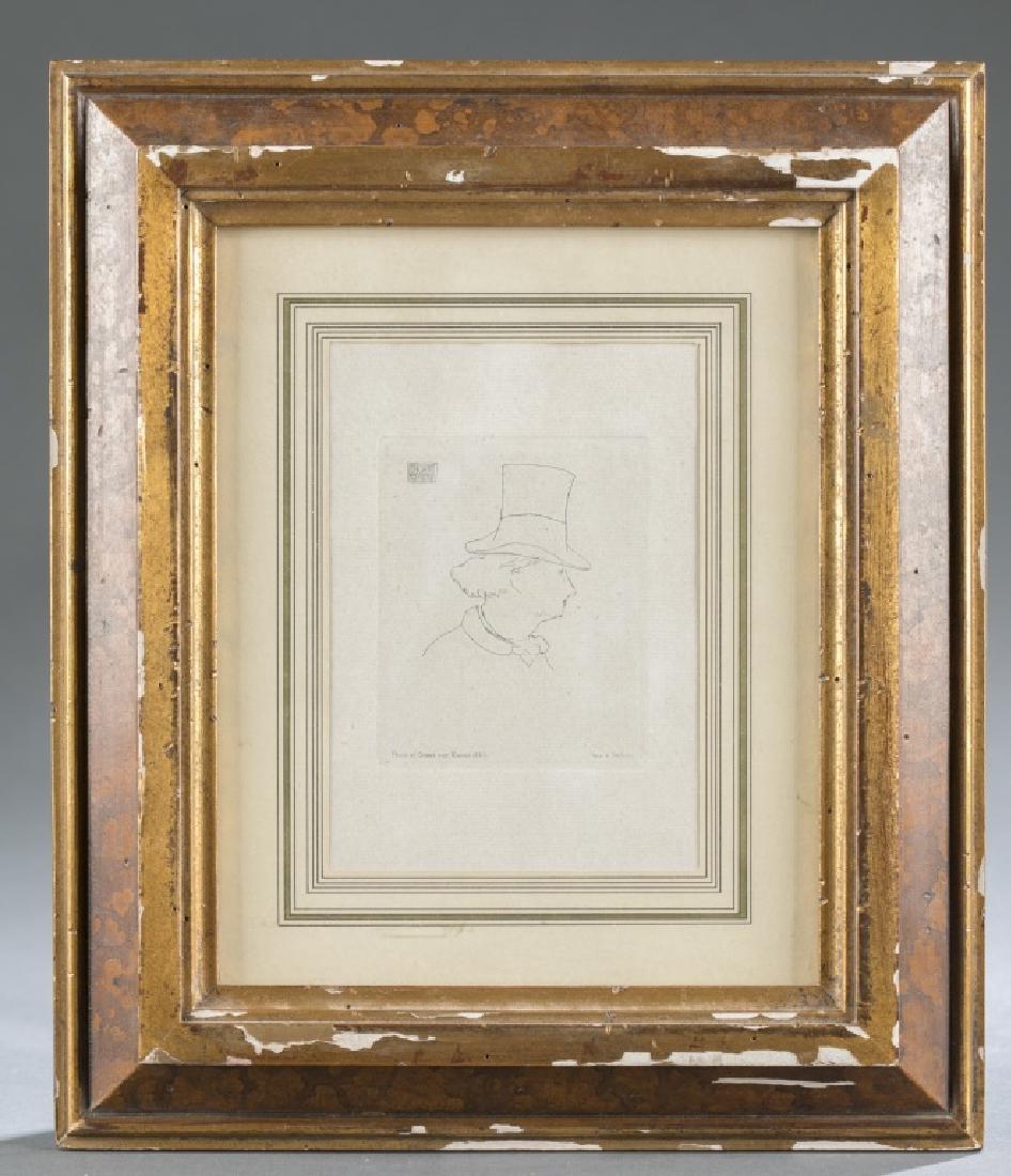 Manet, Edouard (French, 1832-1883). Profile (1 of 5)