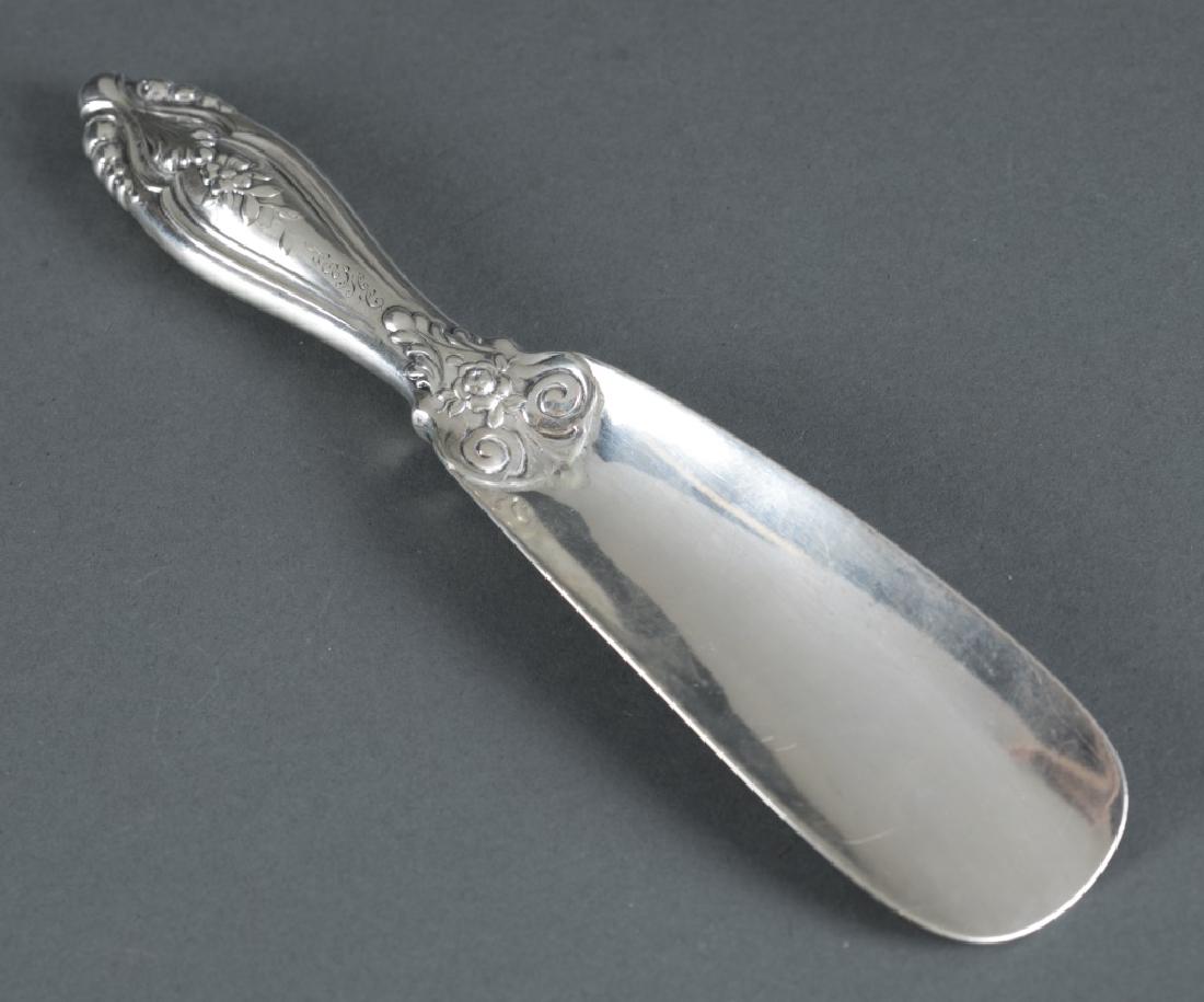 Tiffany & Co. Sterling shoe horn & ash tray. (1 of 7)