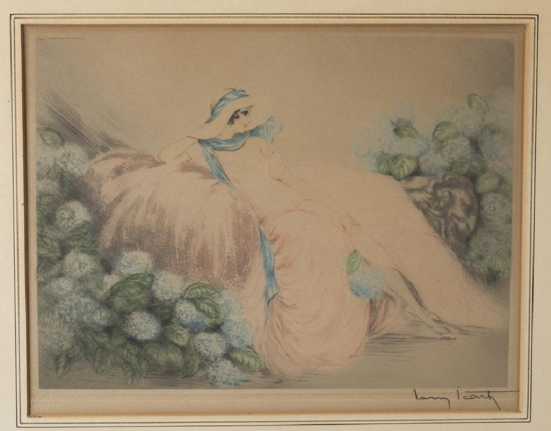 Louis Icart, 2 Hand-colored etchings, 1933 (1 of 7)