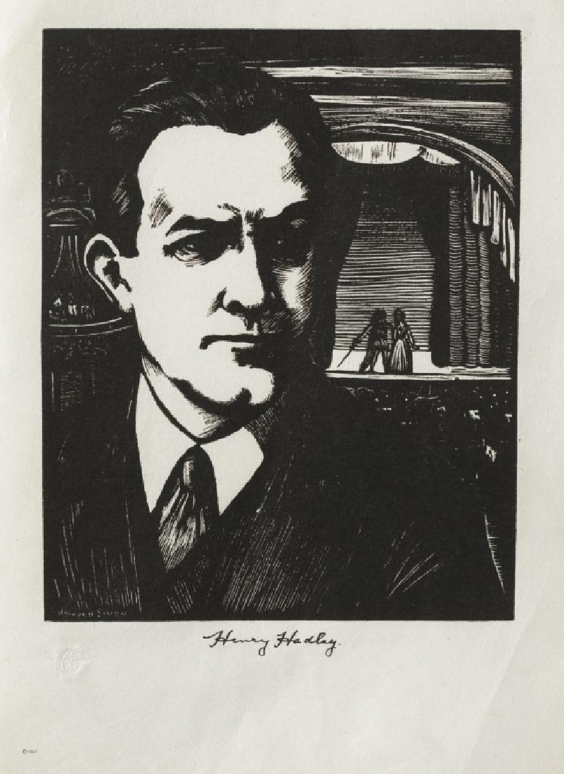 3 Woodcuts, Howard Simon, 1938 (1 of 14)