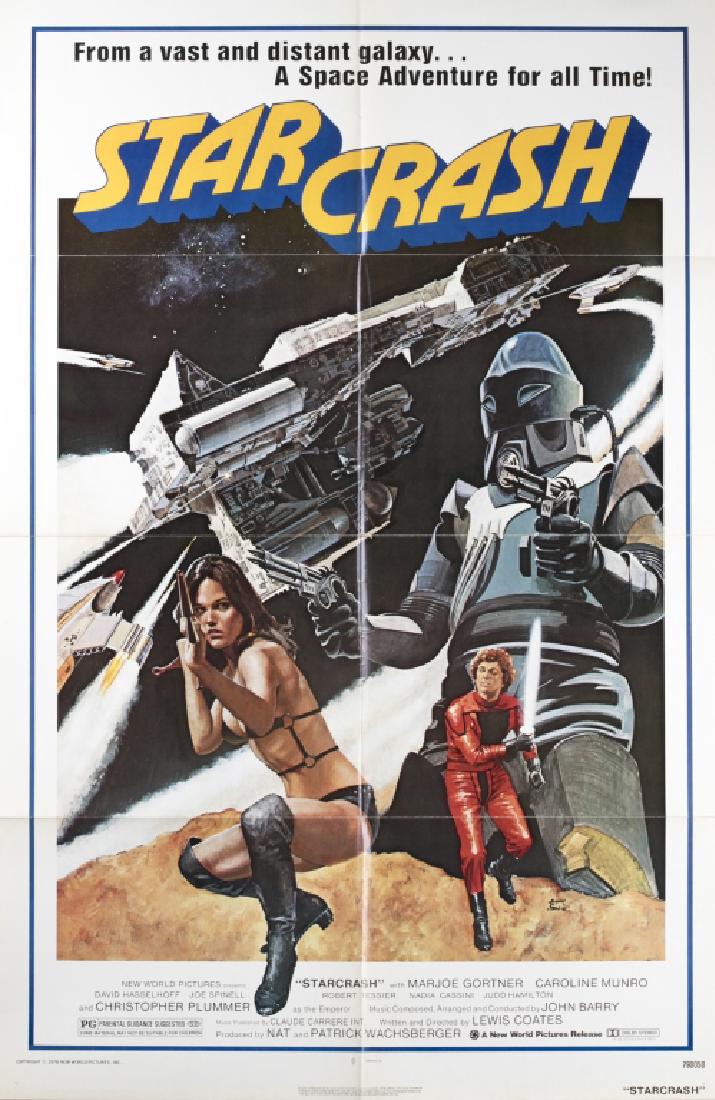 3 one-sheet movie posters incl: Starcrash. (1 of 3)