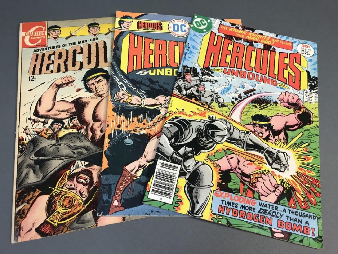 3 issues of Hercules comic books, 1967-1977. (1 of 1)