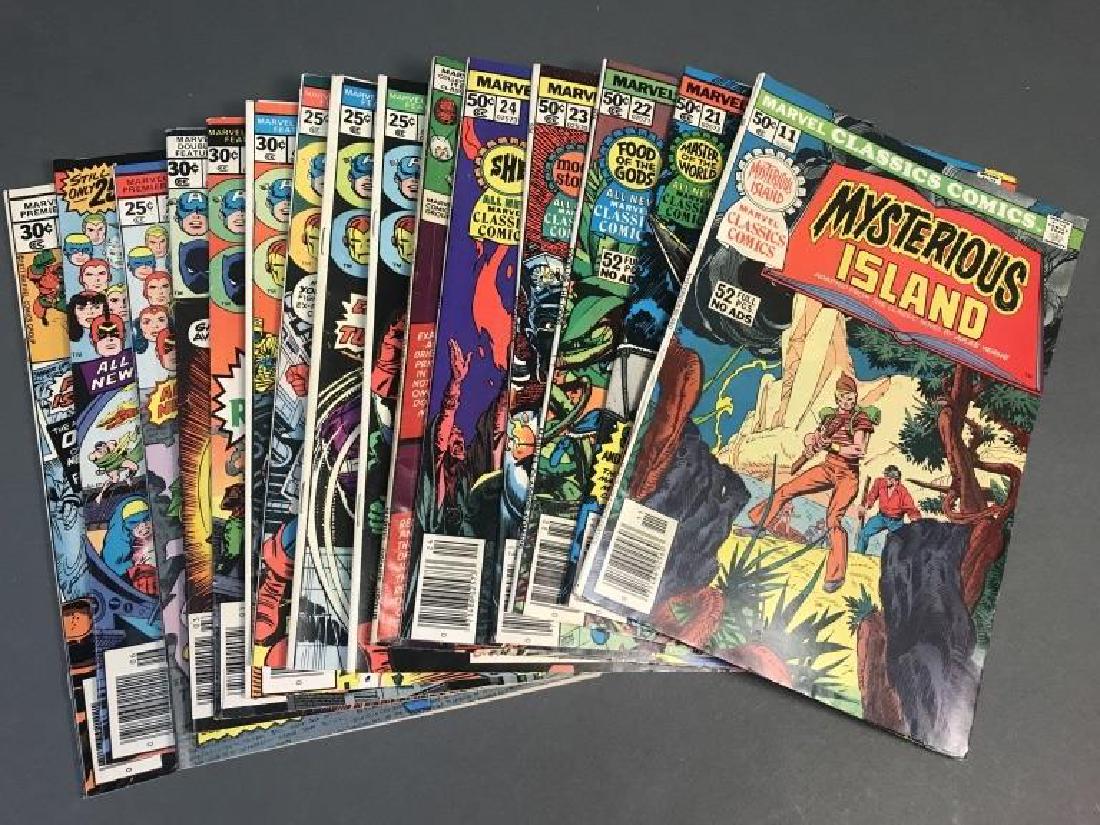 16 issues of various Marvel feature comic books (1 of 2)