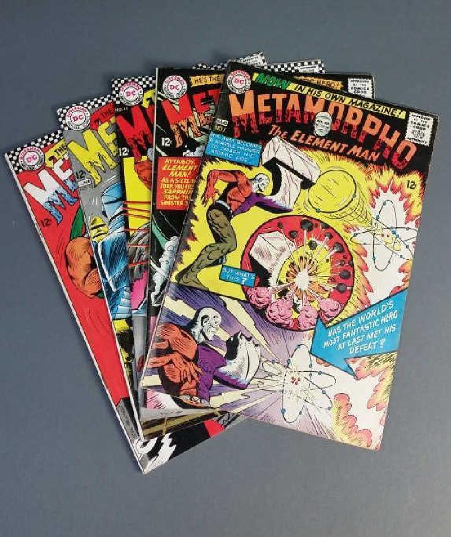 5 issues of Metamorpho comic books, 1965-1967. (1 of 1)