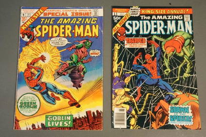 8 special issues Spiderman comic books, 1965-1977. (1 of 1)
