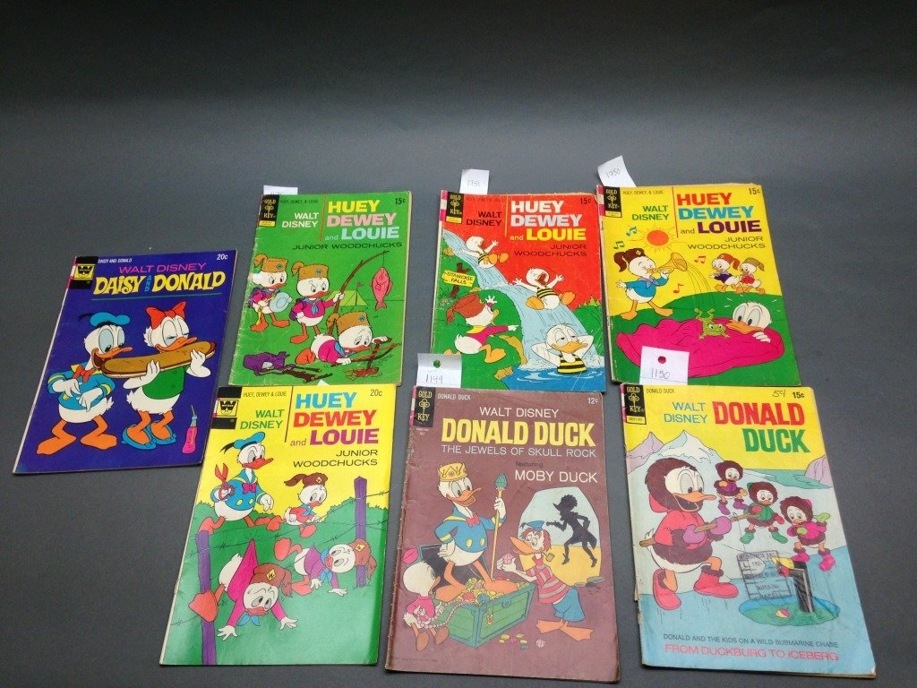 15 issues of Disney comic books, c.1970s. (1 of 2)