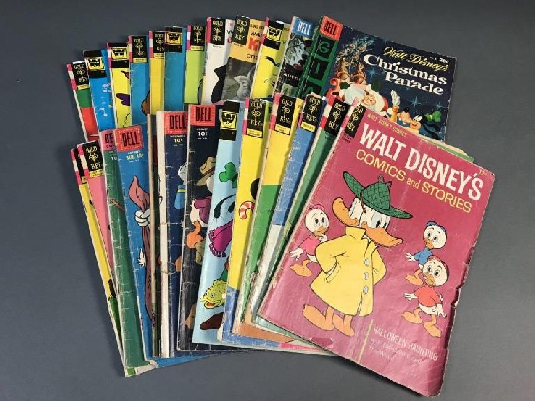 26 issues of Disney comic books, c.1950s-1970s. (1 of 1)