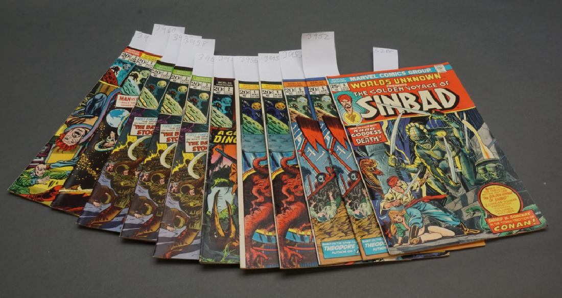 11 issues of Marvel's Worlds Unknown. c. 1973. (1 of 1)