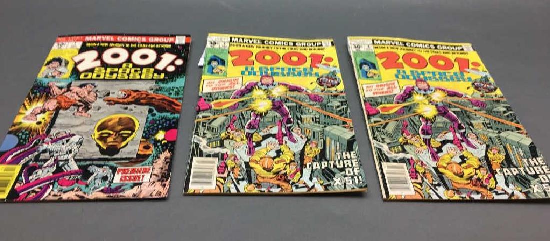 3 issues of 2001: A Space Oddessy. Including Vol. (1 of 1)