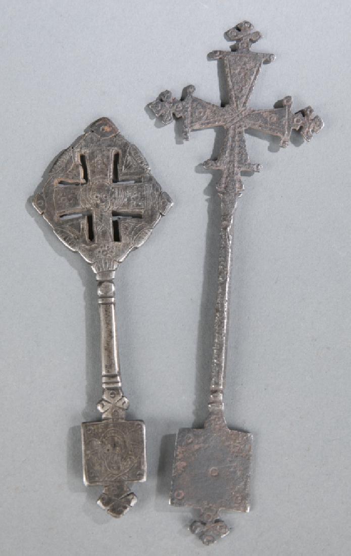 2 Coptic style crosses. c.20th century. (1 of 6)