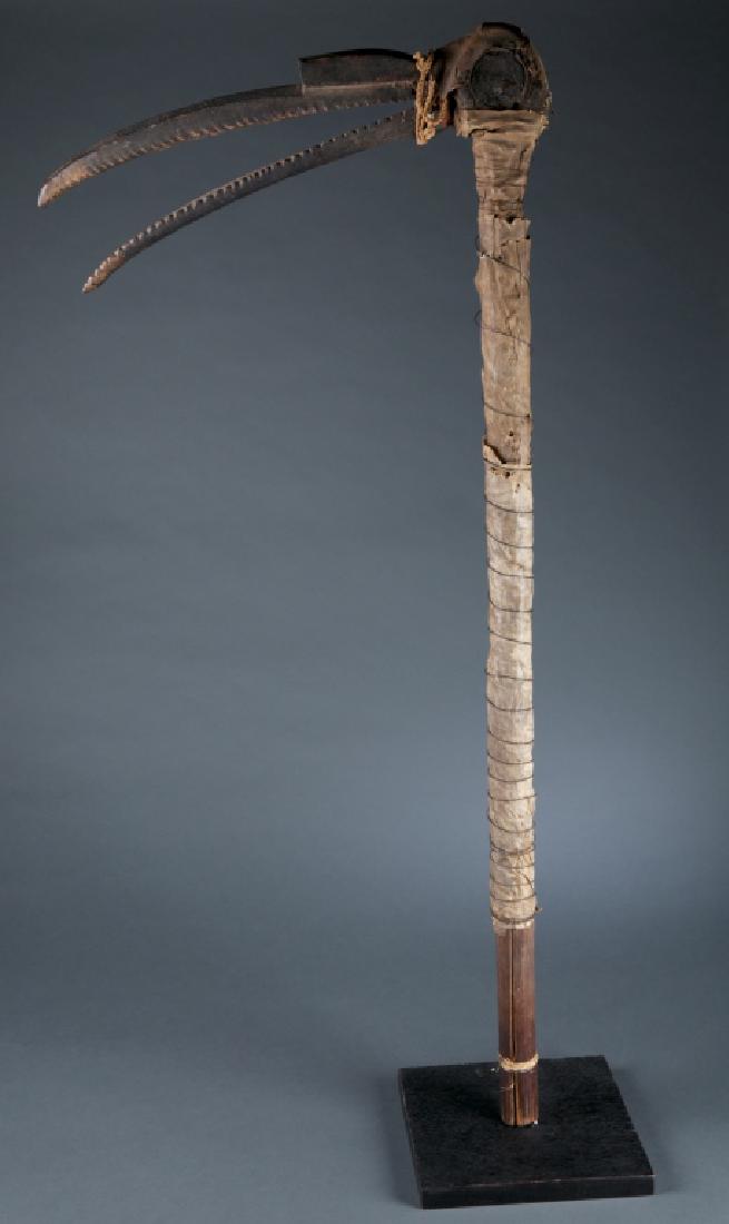 A hornbill dance staff. (1 of 4)