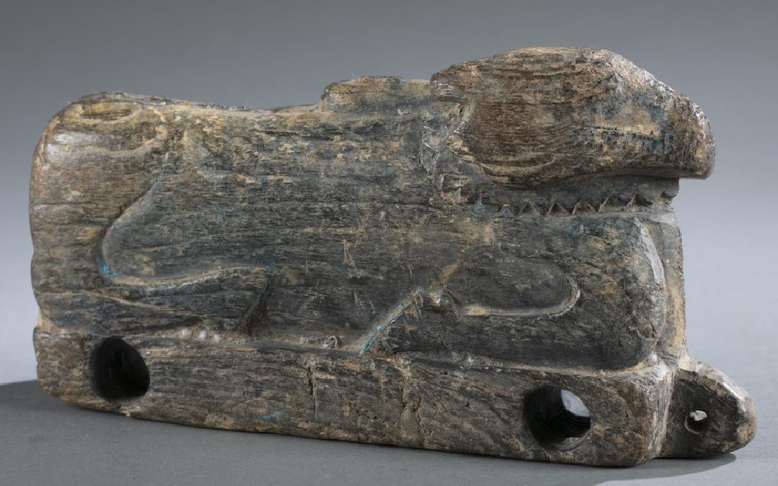 Teak wooden pull toy, 20th century. (1 of 3)