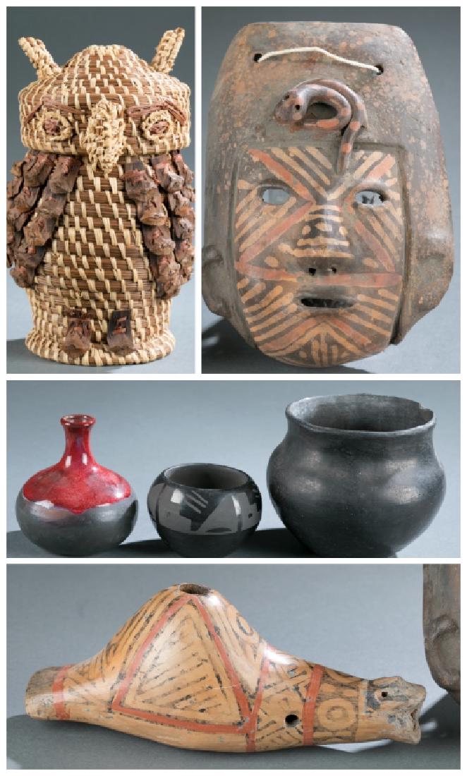 6 Native American style objects. c.20th century. (1 of 9)