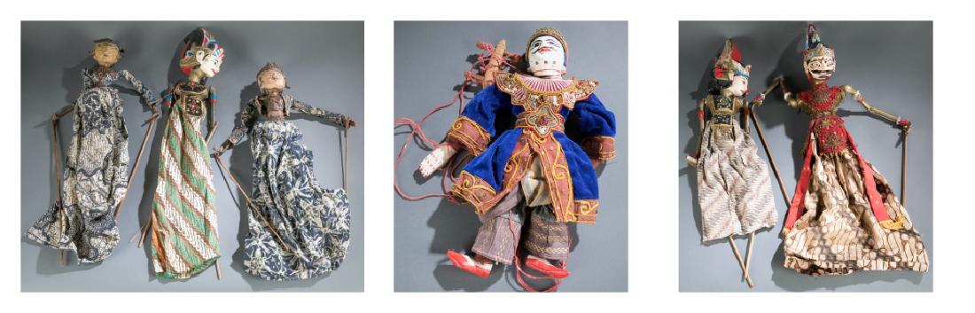 6 Java style puppets. c.20th century. (1 of 8)