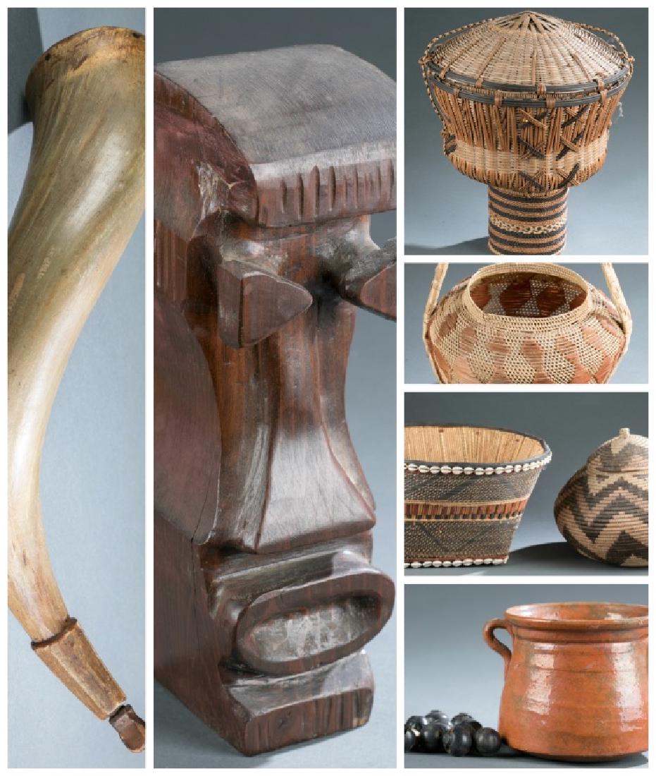 3 African style objects.  c.20th century. (1 of 20)