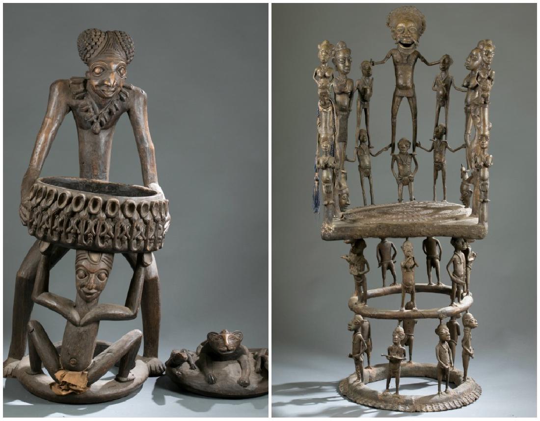 2 Cameroon style objects. c.20th century. (1 of 11)
