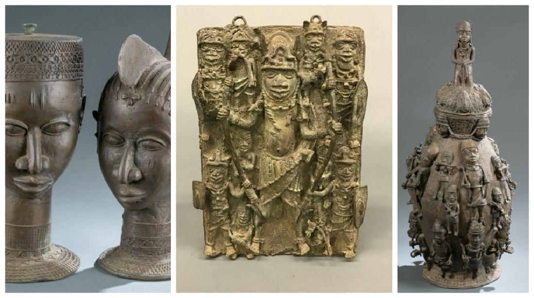 4 Nigerian Brass objects. c.20th century. (1 of 18)